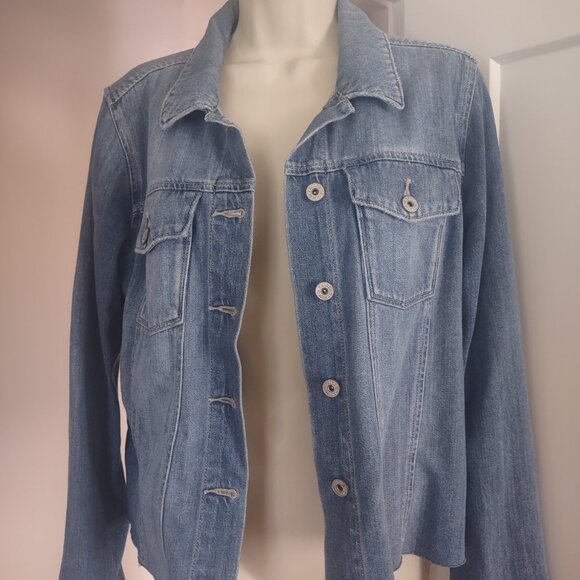 PAIGE Women's Aveline Jacket Raw Hem LEANNA - MEDIUM - Picture 3 of 10